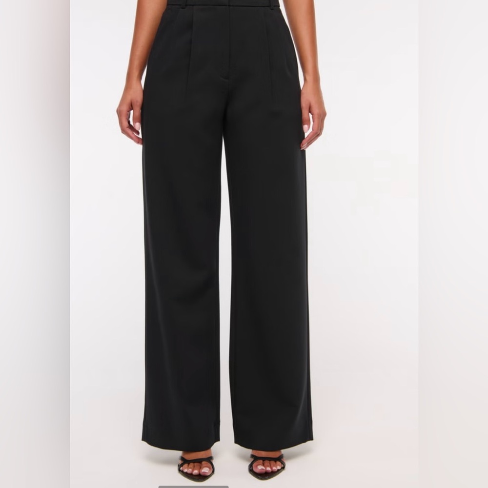 ABERCROMBIE & FITCH SLOANE TAILORED WIDE LEG PANTS 28/6s